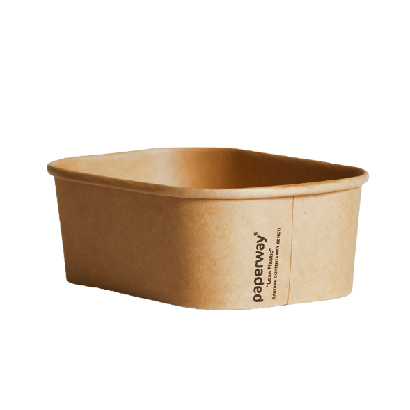 750ml Kraft PP Rectangle Containers